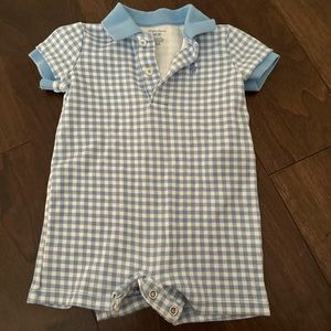Ralph Lauren blue checkered outfit